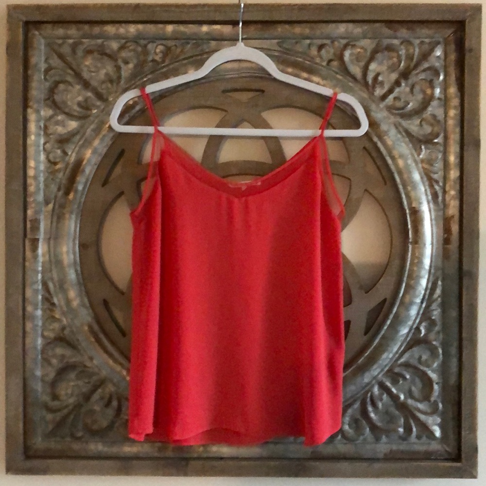 Violet+Claire neon pink tank top